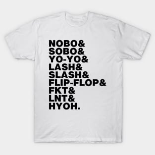 Thru-Hiking Acronyms T-Shirt